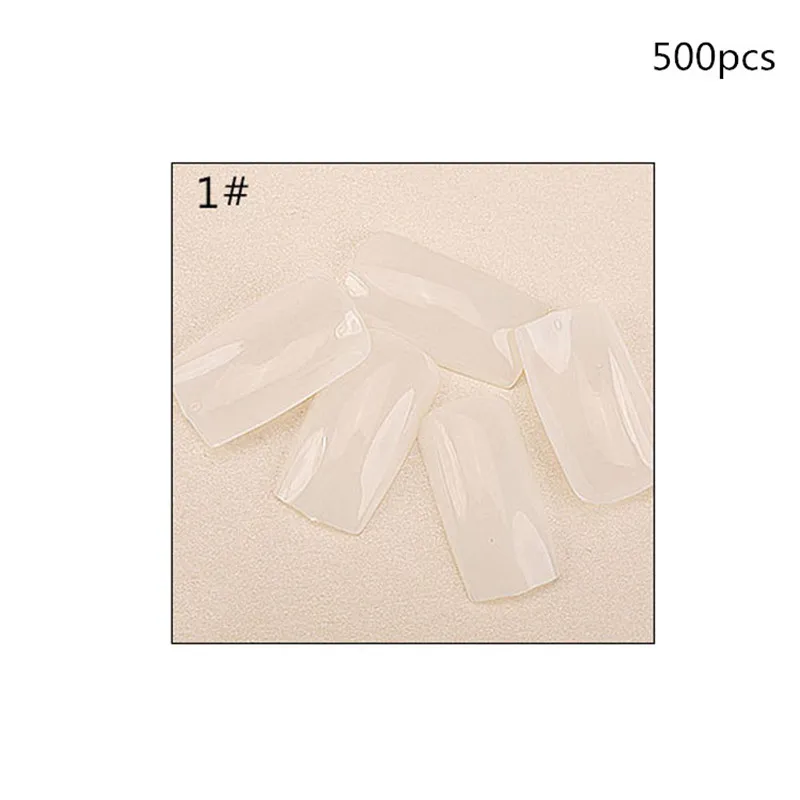 100/500 шт Поддельные накладные ногти искусственные для наращивания ногтей