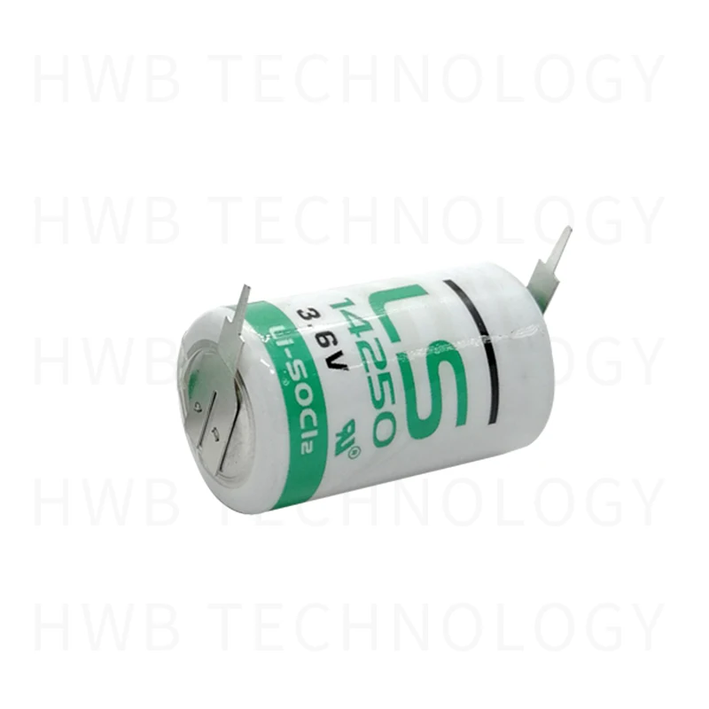 20pcs New Original SAFT LS14250 14250 3.6V 1250mAh LiSOCL2 PLC battery with two pin Free Shipping | Электроника