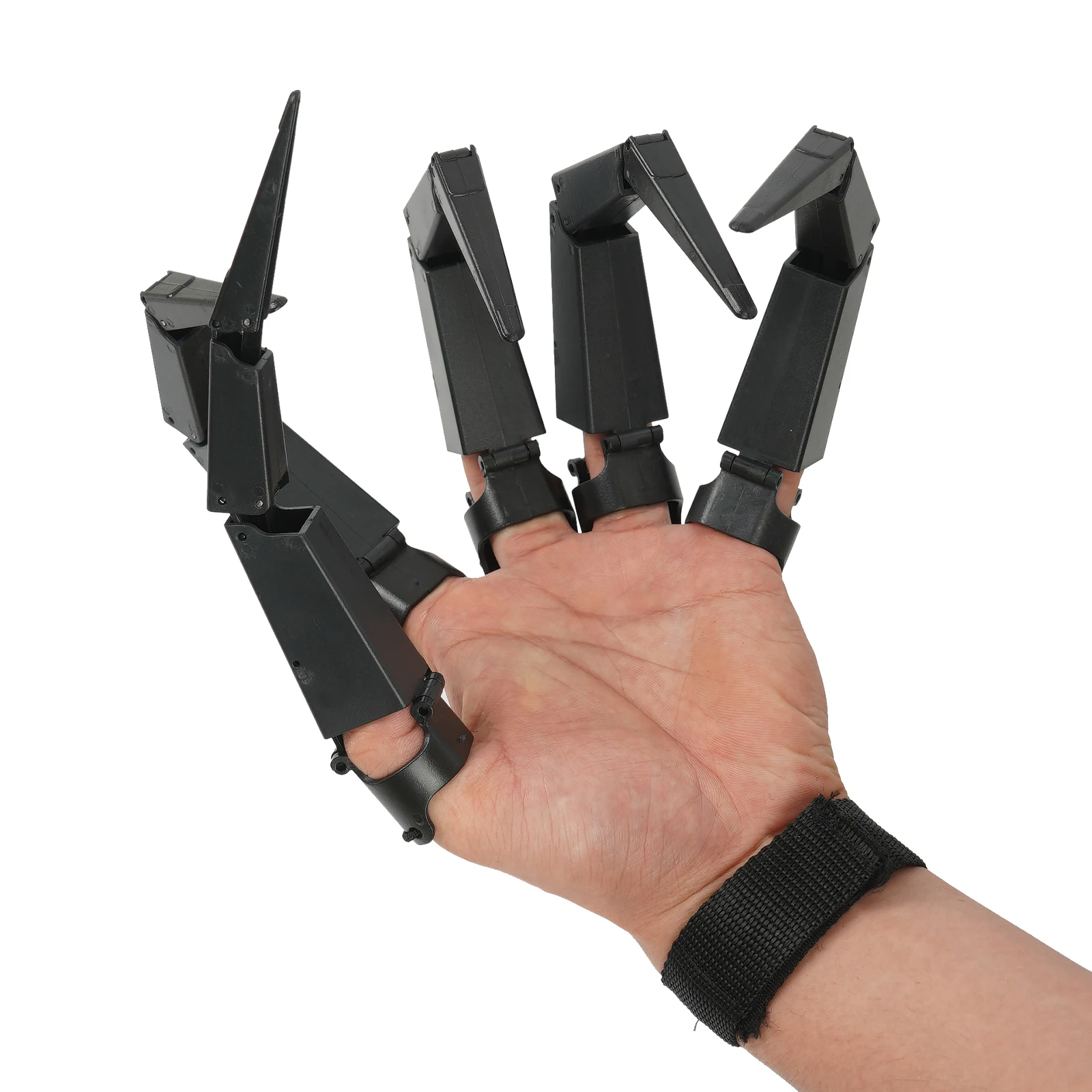 

Halloween Cosplay Props Knuckle Paw Articulated Finger Gloves Funny Halloween Costume Party Ghost Claw Single Hand Model Adult