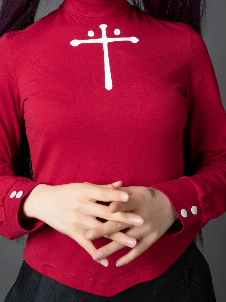 Новый популярный костюм для косплея судьбы ночи тоhsaka Рин судьба Святого грейла