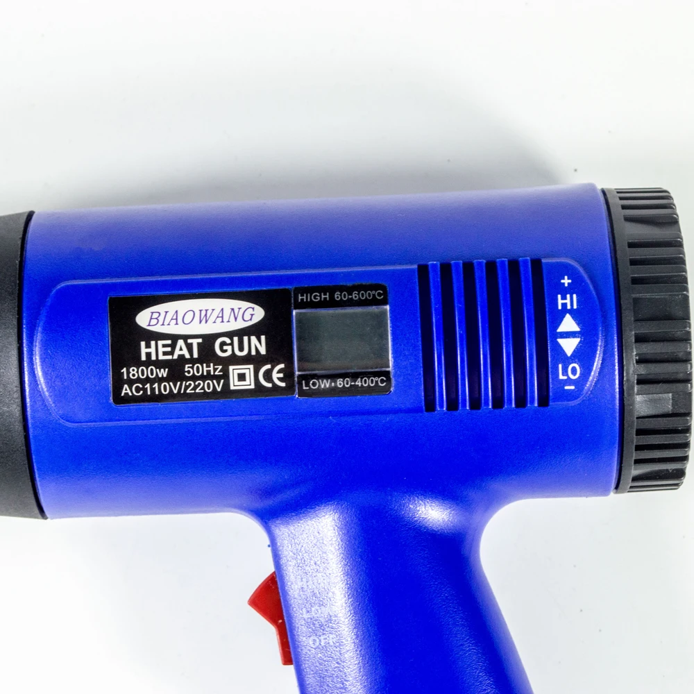 Фен для горячего воздуха с цифровым дисплеем термопистолет ремонта