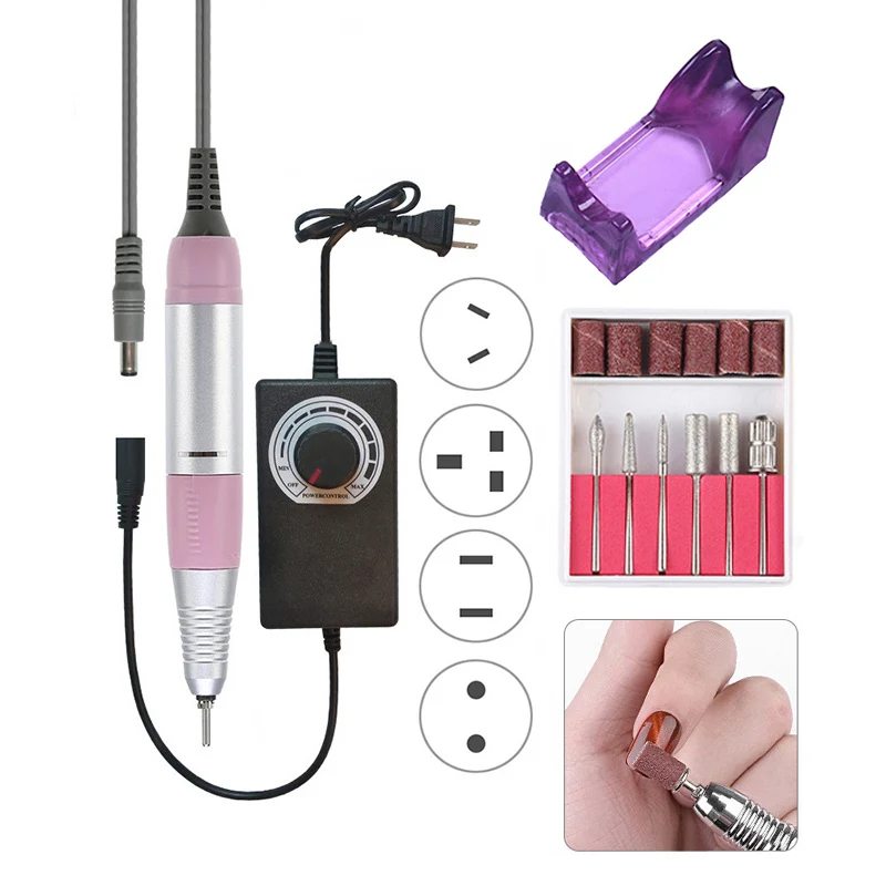 35000 об/мин профессиональный Электрический дрель для ногтей набор маникюрный
