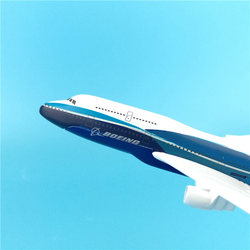 Модель самолета авиакомпании Боинг 747 16 см модель из сплава 1:400 B747 декоративная