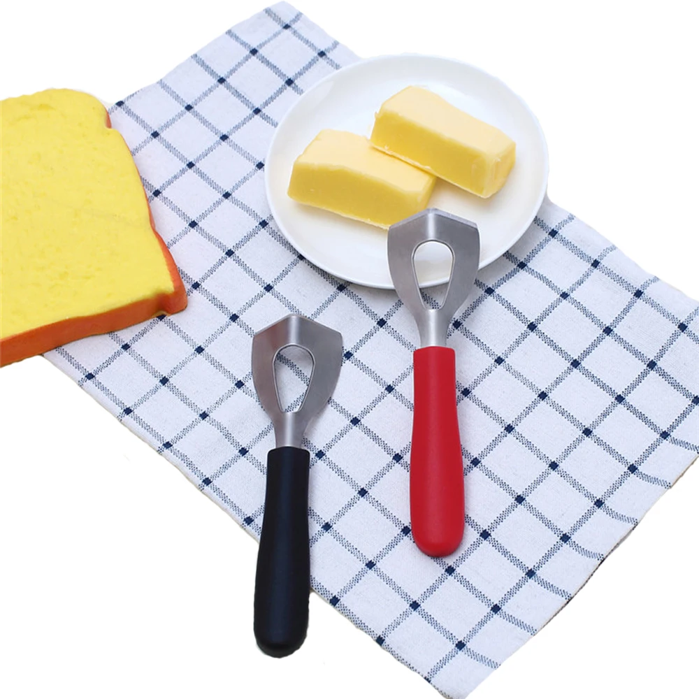 Нержавеющая сталь сырорезка нож для сыра и масла обрезчик углов с силиконовой