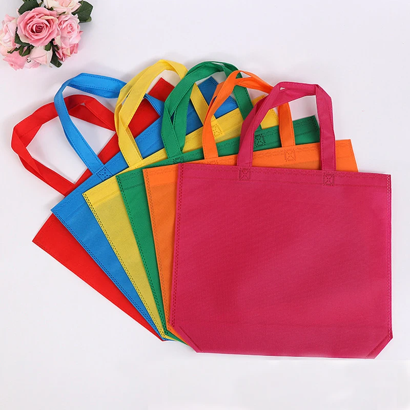 

20pcs Reusable Recycle Environmental Grocery Supermarket Shopping Mall Carrier Non Woven Bags Customized Available