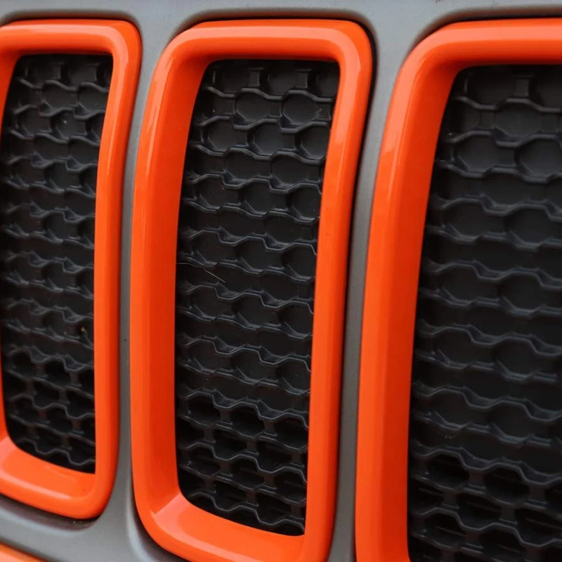 Передняя сетчатая решетка гриль Вставки отделка сетка вставка защита для Jeep Renegade