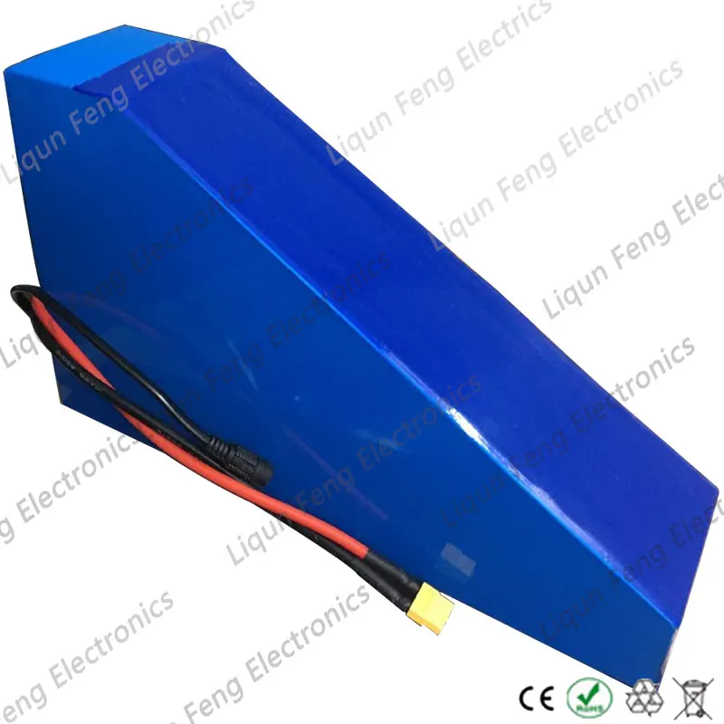 Бесплатная доставка Треугольный Стиль 36В 40ач батарея для электровелосипеда