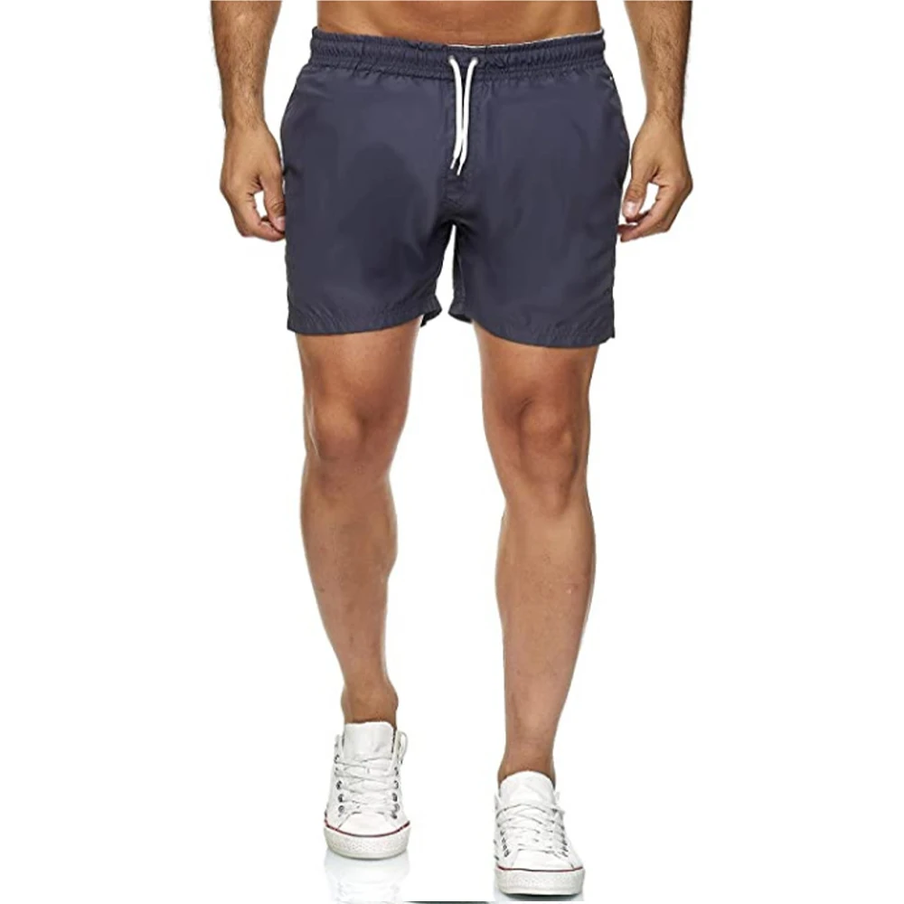 

Шорты мужские на шнурке, однотонные камуфляжные, повседневные, для фитнеса, летние