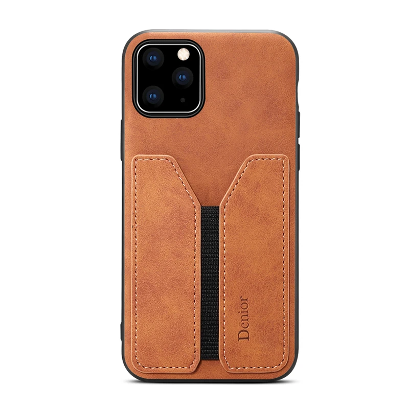 Держатель для карт, чехол для телефона Apple iPhone 11 Pro Max, роскошный кожаный чехол, силиконовая рамка, антидетонационный модный
