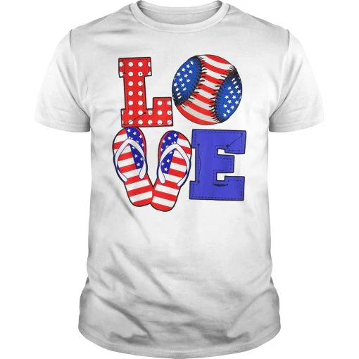 Мужские бейсбольные футболки LOVE шлепанцы для Софтбола 2020 футболка с флагом США