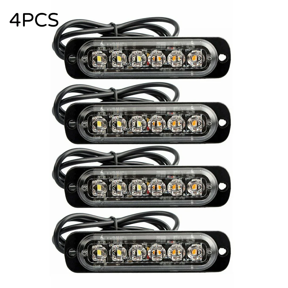 4 шт./5 шт. 6LED автомобиль Грузовик аварийный Маяк Светильник Универсальный
