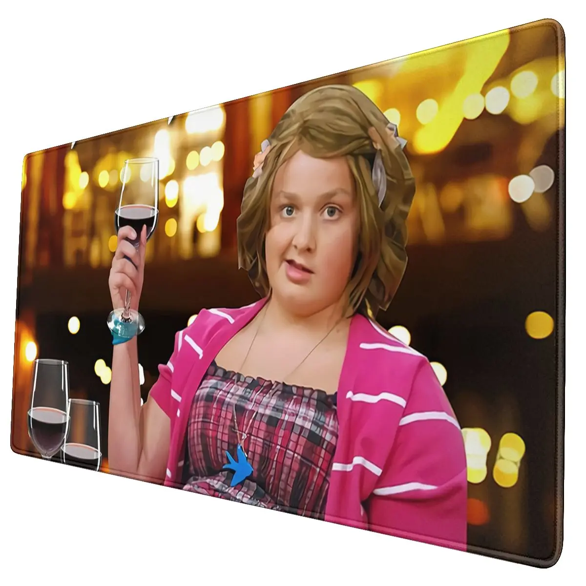 

Gibby Stay Classy Girl At The Bar Gibby Lips Gaming Mouse Pad Keyboard Desk Mat Large Non-Slip Rubber Mousepad for Computer