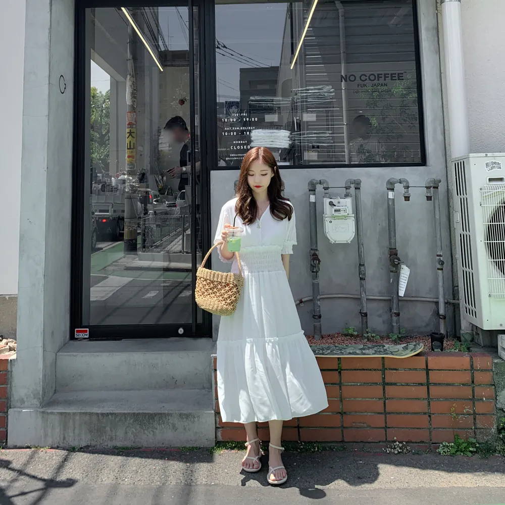 Новинка Летнее платье с эластичной резинкой на талии для девочек Вечерние платья