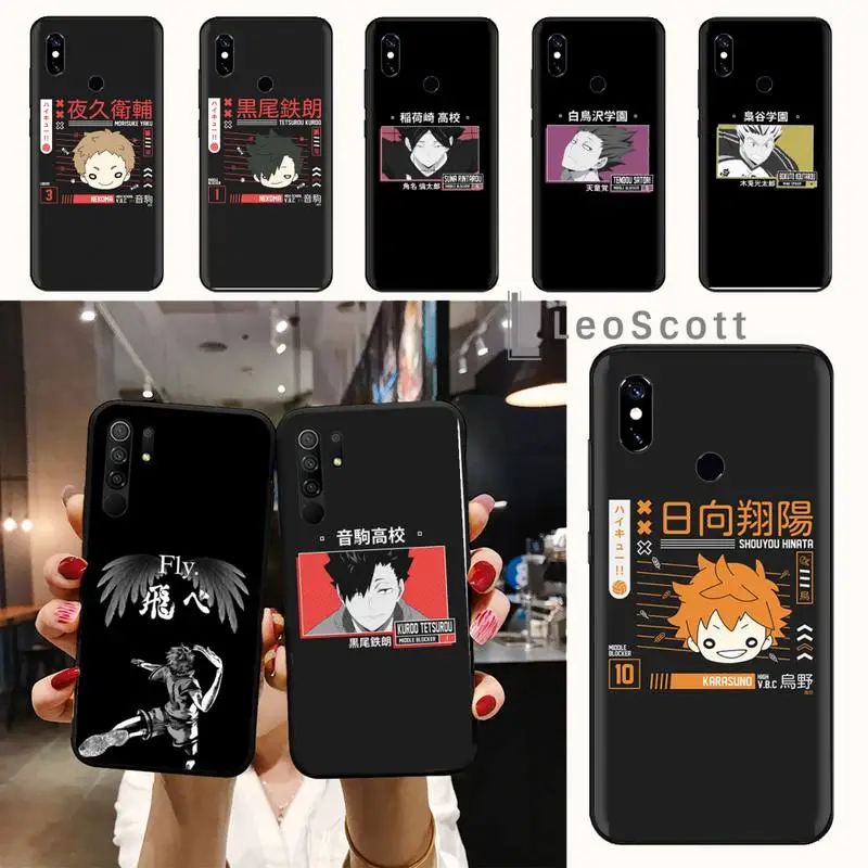 

Haikyuu Hinata attacks Phone Case For Xiaomi Redmi note 7 8 9 t max3 s 10 pro lite funda shell coque cover