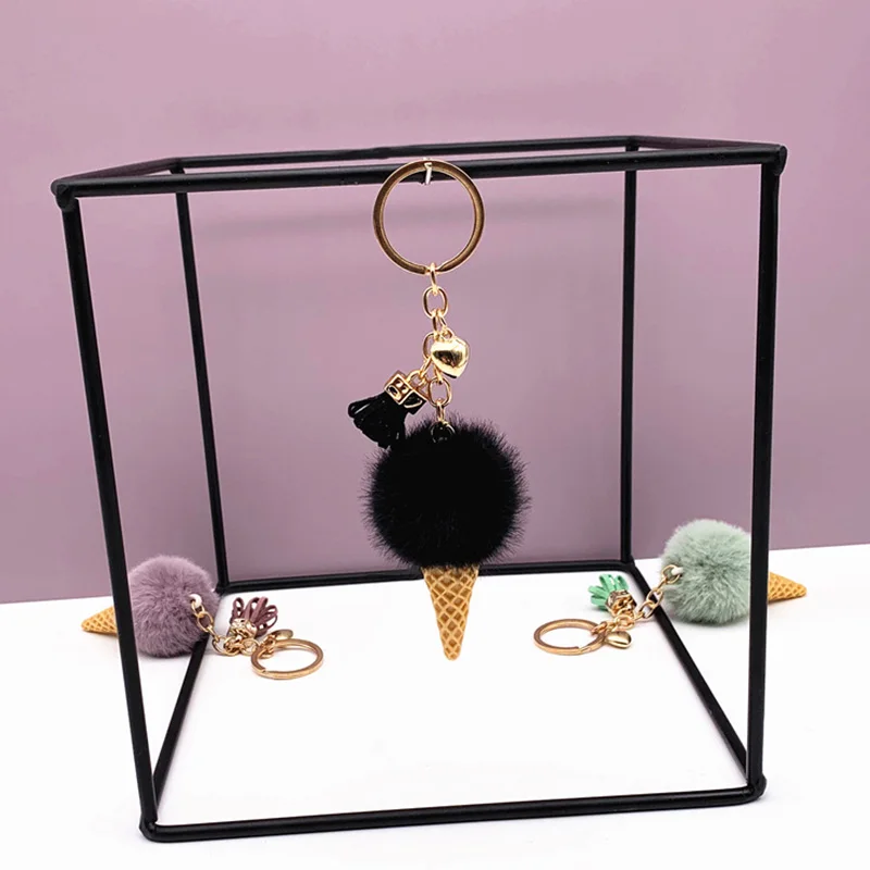 Творческий Подвеска мороженое брелок стильная футболка с изображением