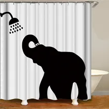Высокое Качество Слон Фламинго мульти-узор животное занавеска для душа 3D полиэстер ткань водонепроницаемый плесени ванная душевая занавеска Высокое Качество Слон Фламинго мульти-узор животное занавеска для душа 3D полиэстер ткань водонепроницаемый плесени ванная душевая занавеска