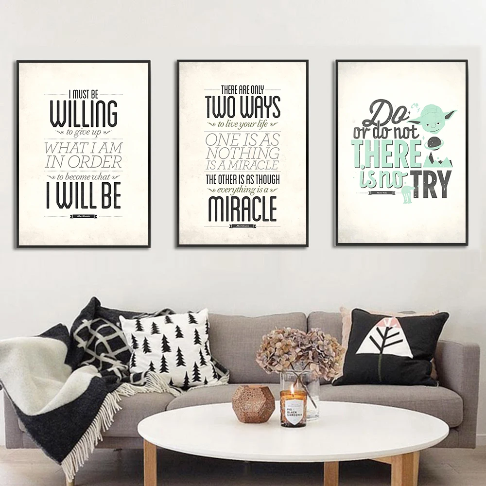 Вдохновляющие цитаты настенные художественные плакаты винтажные картины для