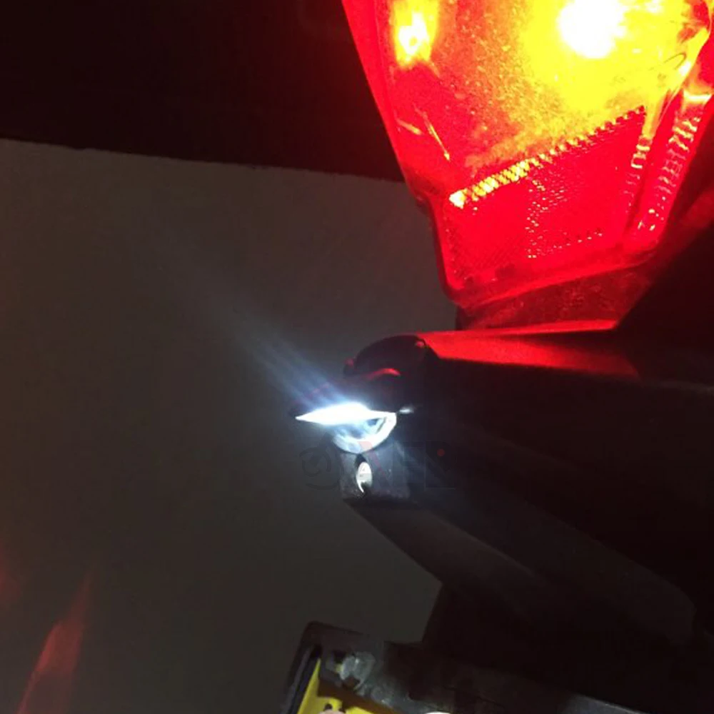 JAER мини мотоцикл светодиодный задний фонарь номерной знак свет для Honda Kawasaki Yamaha