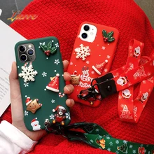 Merry Christmas Phone Case for iphone 11 ProMax 11 Pro XsMax XR For Santa Claus Gift Natal Navidad Noel 2022 New Year Xmas Decor