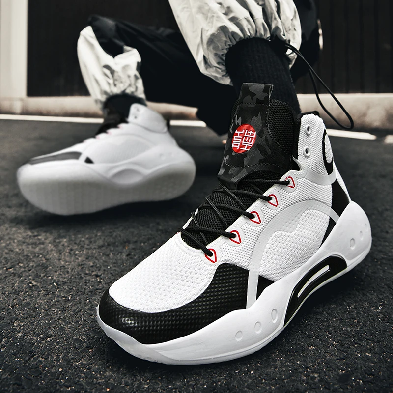 

Мужские кроссовки для бега, профессиональные баскетбольные кроссовки, Повседневная Нескользящая удобная спортивная обувь, весна-осень 2021