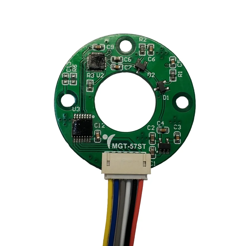 Magnetic Encoder Mgt-57st for Large Aperture 1000 Line Hollow Shaft Stepping Steel Tube Motor with Differential Output