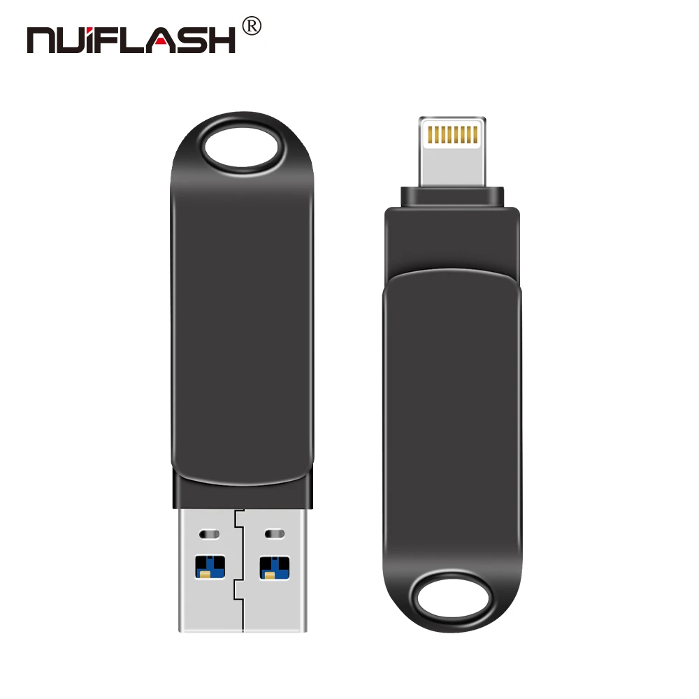 

USB Flash Drive 32 64GB Pen drive Smartphone For IOS iPhone iPad Android USB 3.0 Memory Stick Portable 128G U Disk
