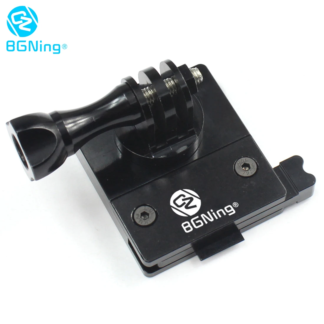BGNing Logo Вращающийся на 360 градусов CNC алюминиевый шлем фиксированное крепление базовый адаптер для GOPRO 5 6 7 SJ/Xiaomi Yi/GitUp Action camera NVG Base - Цвет: BGNing Logo