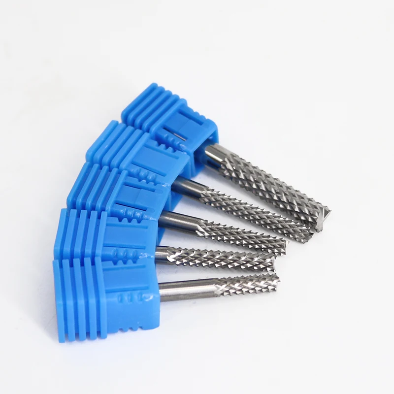 VACK 1 шт. карбидная Вольфрамовая фреза для лазерной резки Фрезы с ЧПУ