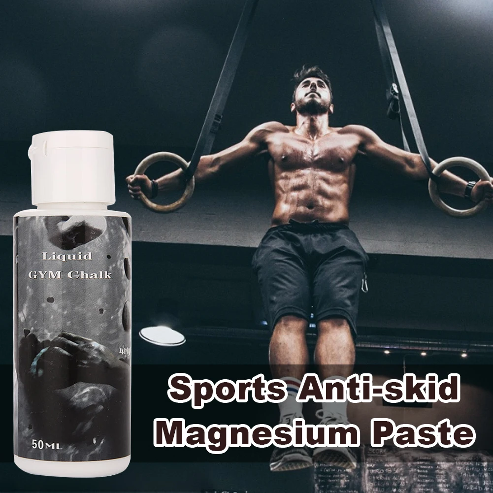 

50ml Anti Slip Cream Chalk Magnesium Ball For Rope Fitness Suspension Trainer Fat Grip Weight Lifting Climbing Gym Sports