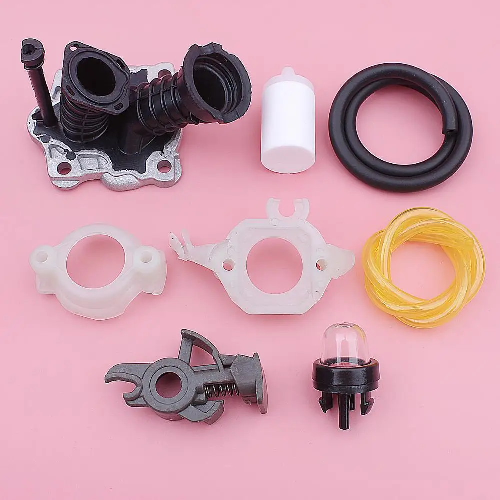 Впускной коллектор труба фланец настенный комплект управления для Husqvarna 445 445E 450