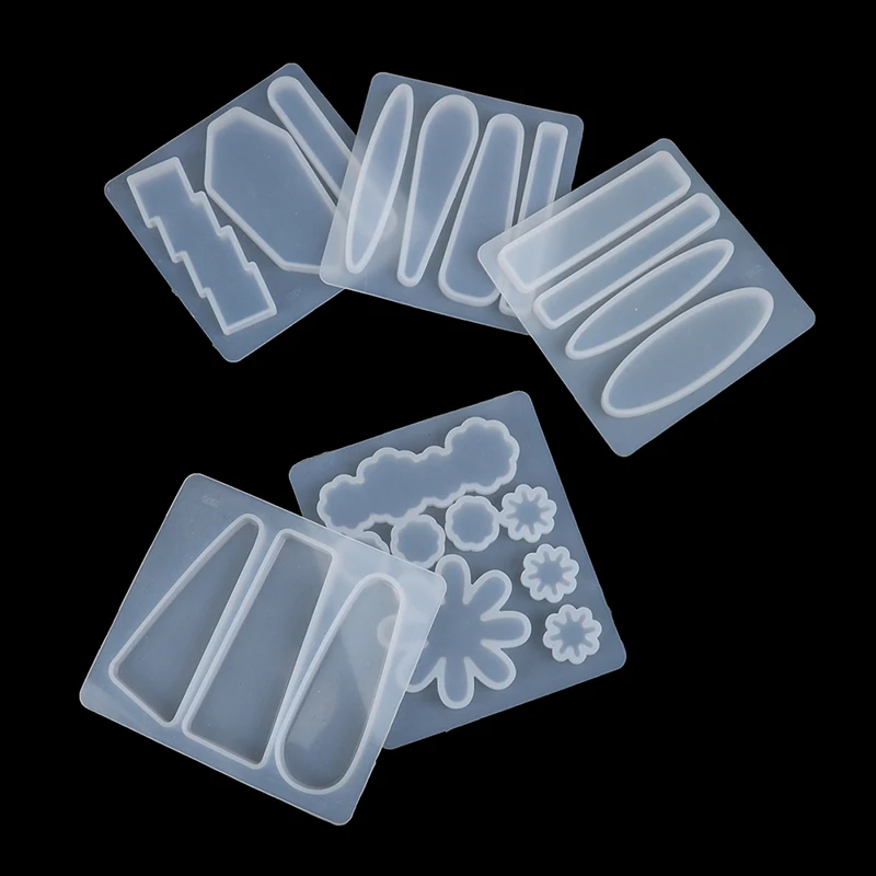 

Silicone Mold For DIY Hair Clip Crystal Epoxy Resin Mold Homemade Casting Mould