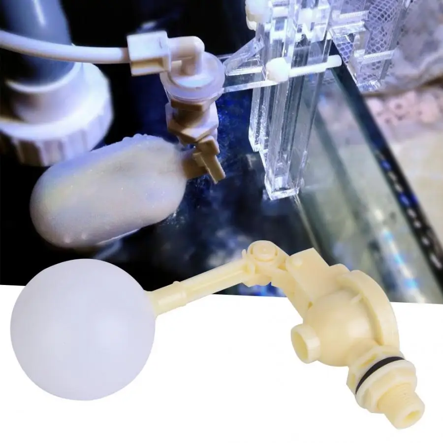 G1/2 дюйм наружная резьба Поплавковый шаровой клапан Пластик воды Управление