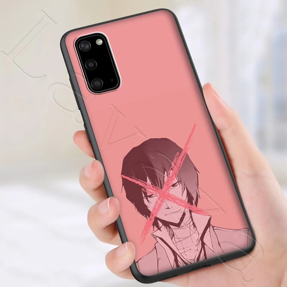 Bungo бродячие собаки тёмный чехол для Samsung Note 10 S6 S7 S8 S9 S10 S10e S20 ultra A71 A51 A81 A91 M10 M20 M30 Lite
