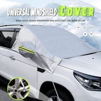 universal windshield cover sunshades car front windscreen cover universal automobile magnetic sunshade snow shield cover winter
