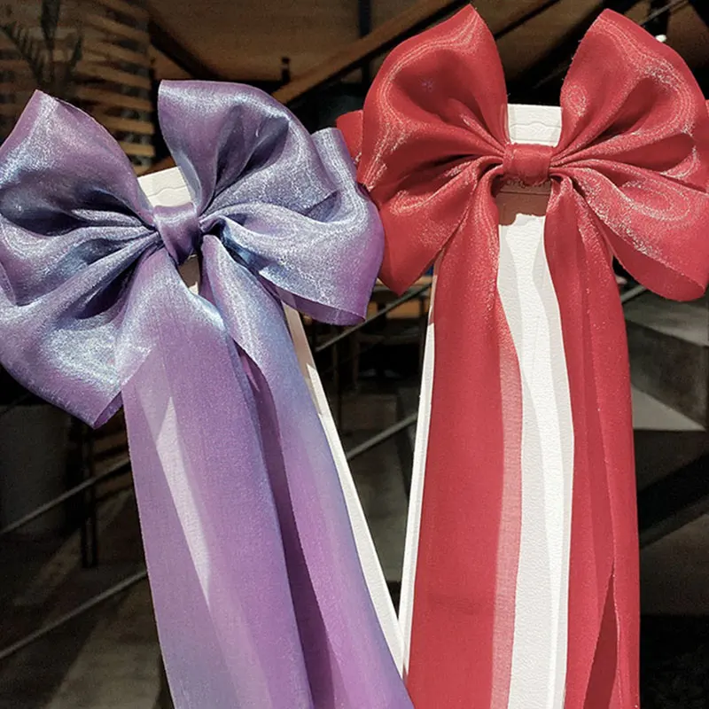 

Two-layers Bows Barrettes Spring Satin Hair Clip Solid Color Satin Bowknot Ribbon Hairpin Fashion Girls Hair Accessories