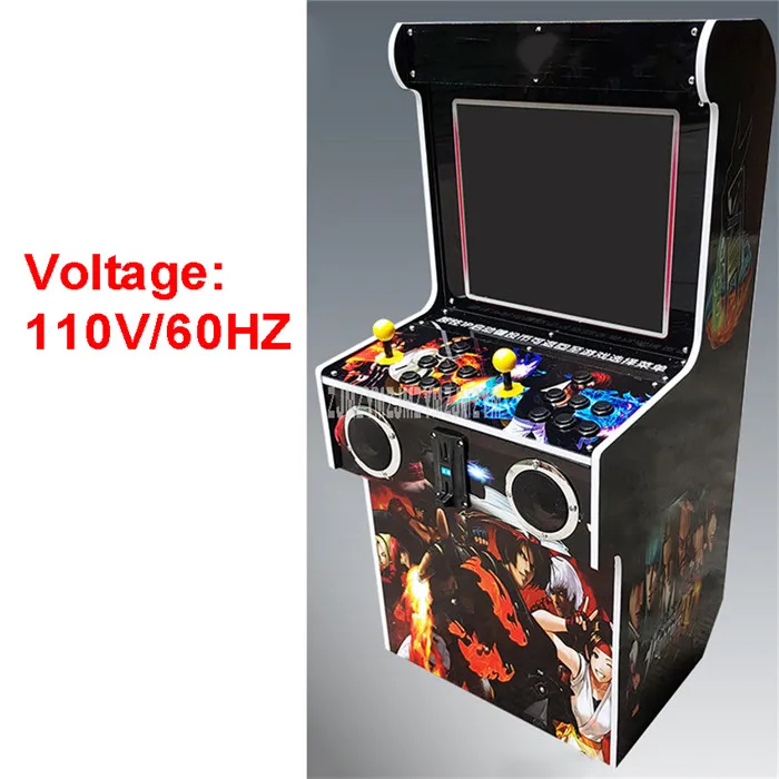 110V 9S 19 дюймов экран боевая игра машина 2255 классические игры консоль мини-истребитель шкаф аркадная машина с 10 шт 3D игры - Цвет: 110V