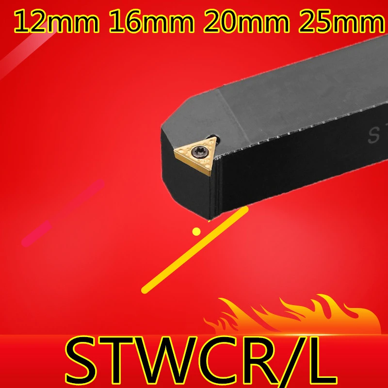 

STWCR1212H11 STWCR1616H11 STWCR1616H16 STWCR2020K16 STWCR2525M16 STWCL1616H11 STWCL1616H11 STWCL CNC External Lathe tools