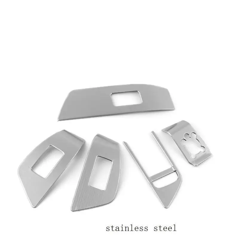 Car Window Lighter Panel Interior Decorative Chromium Automobile Sticker Strip Bright Sequins Trim Covers 17 18 19 FOR Audi A4L |