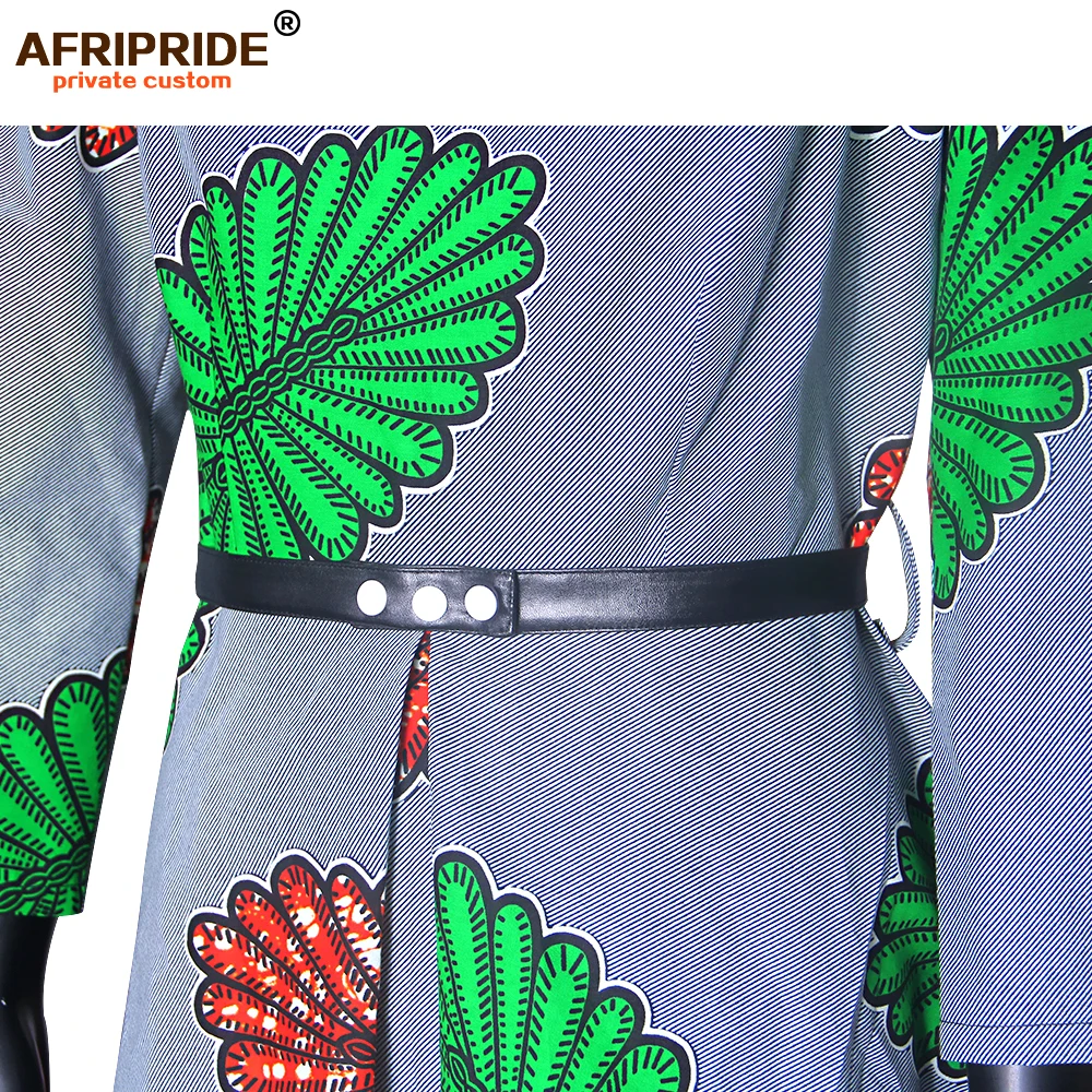 Африканские платья для женщин AFRIPRIDE платье Анкары рукав три четверти до колена