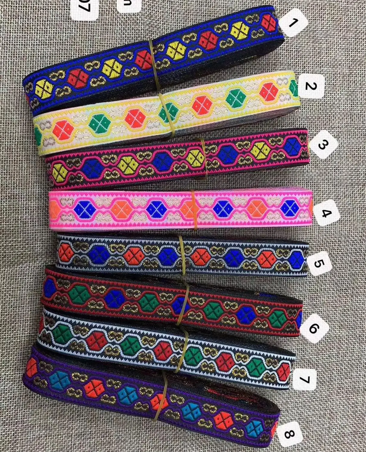 

2cm nation style jacquard ribbon,XERY191203M