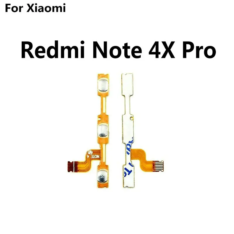 100% Новый оригинальный гибкий кабель для Xiaomi RedMi Note 4 4X pro кнопки