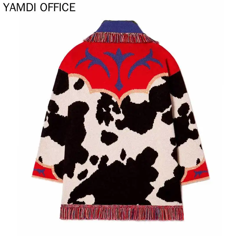 Женский хлопковый кардиган с вышивкой и цветочным принтом |