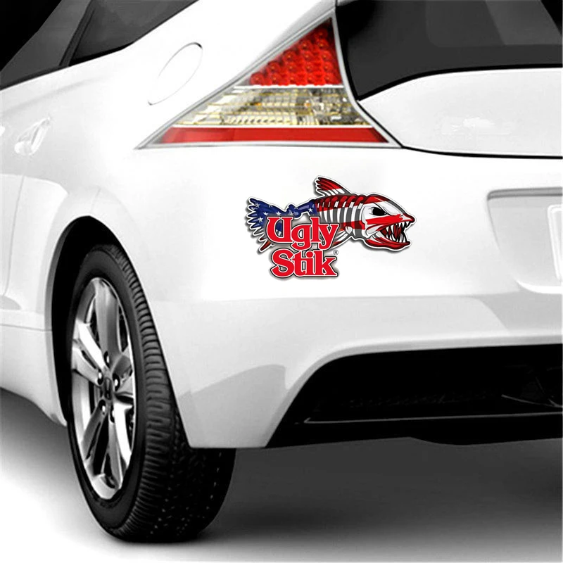 

Hot Creative Ugly Stik Cartoon Oem Car Stickers Sunscreen Vinyl JDM Bumper Trunk Truck Graphics Waterproof Anime PVC