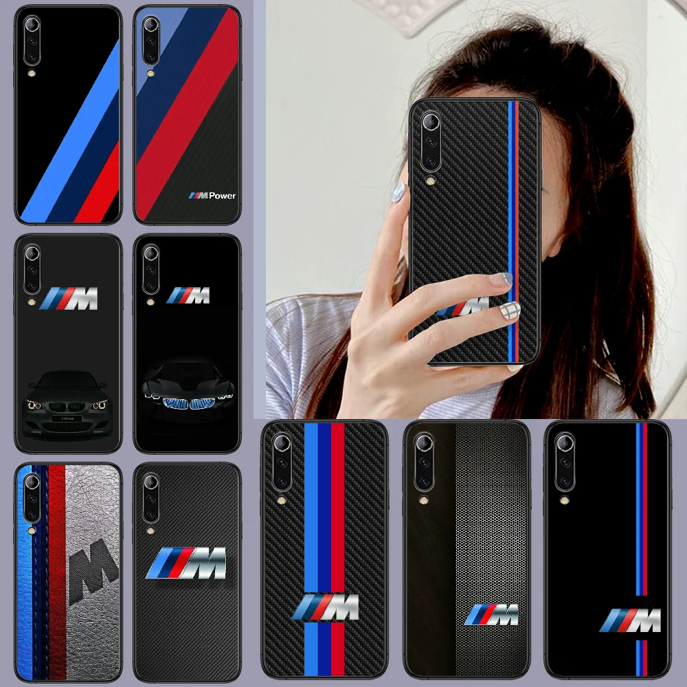 

B-BmWs Sports Car Phone Case Cover Hull For Xiaomi Mi 8 9 10 T note 10 Lite Pro 5G A pocox 2 3 black Bumper 3D Cell Painting