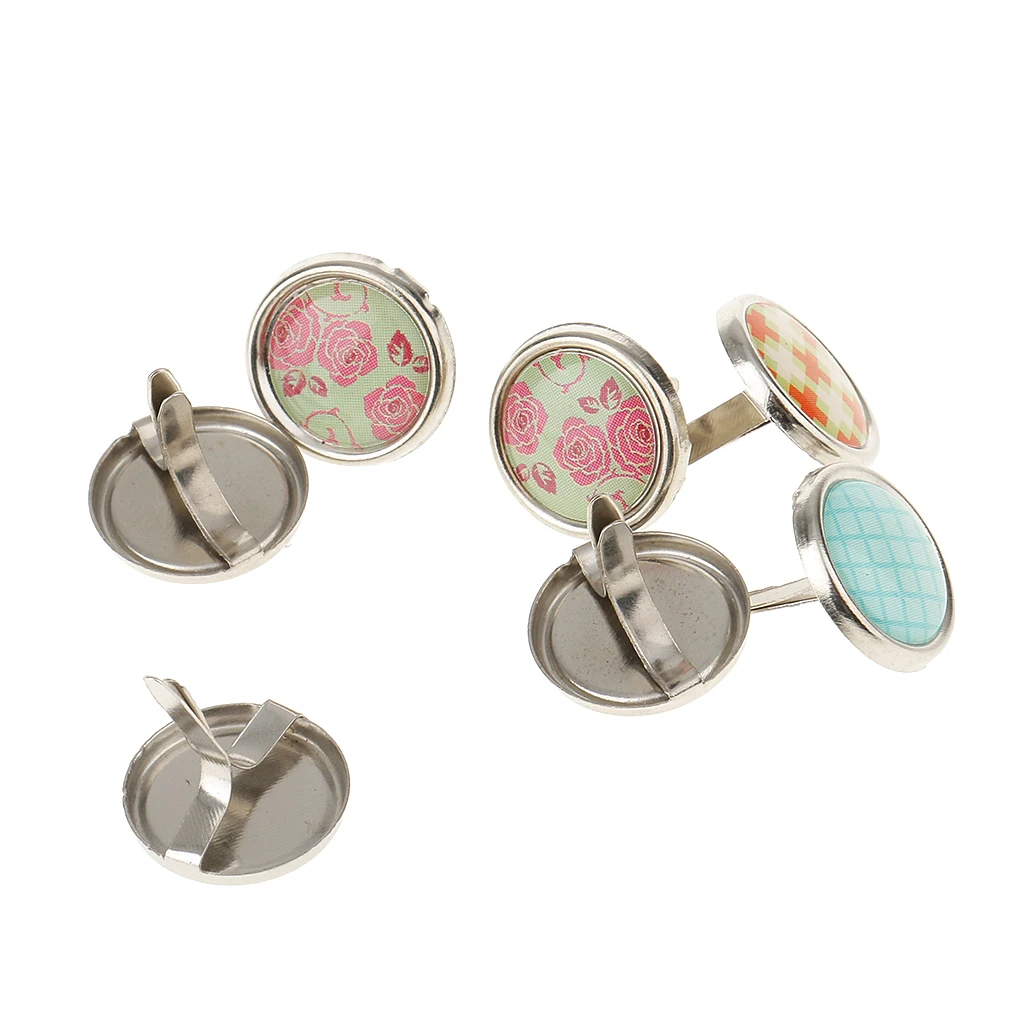 

50 металлических раздельных булавок, бриллиантов для украшения скрапбукинга