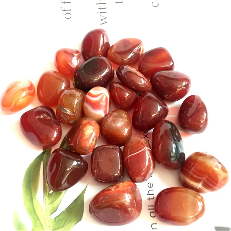 

Red Agate Large Tumbled Stones Natural Quartz Gems Crystals Healing Reiki Gemstones Garden Home Decorations