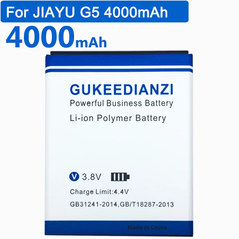 GUKEEDIANZI 100% новый мобильный телефон Li Ion Замена высокого качества JY G5 4000mAh батарея