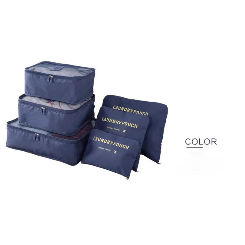 

Korean Six-piece Set Of Clothes And Luggage Storage Bag