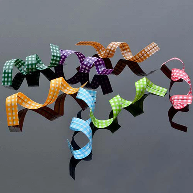 Gingham Twist Ties Colorful Tie Cookie Candy Bags Gift Wrap Packaging 500pcs/lot | Дом и сад