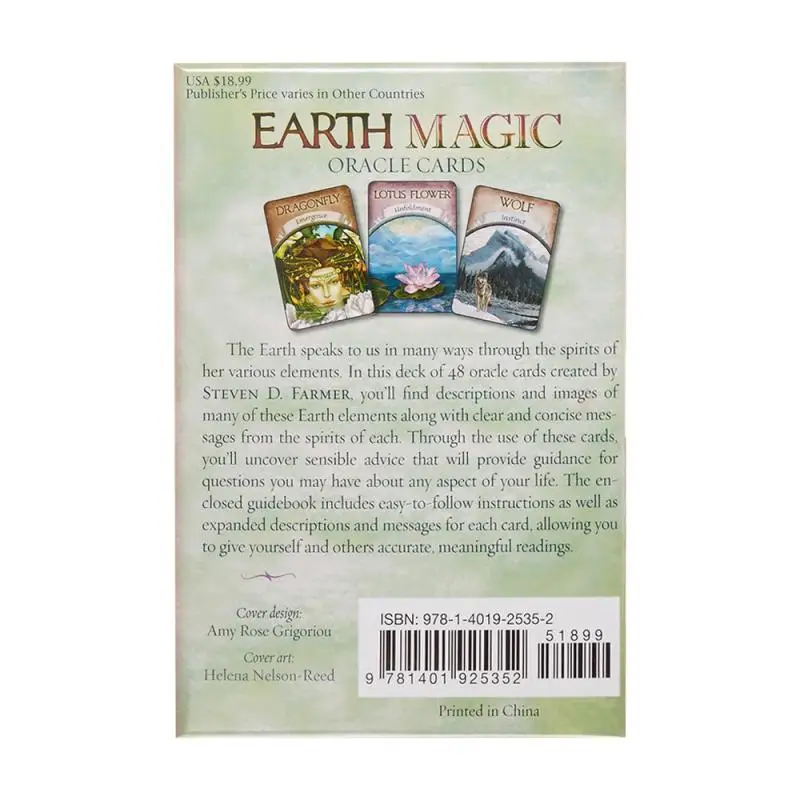 Oracle Cards Earth Magic: read Fate Tarot карточная игра для личного использования настольная игра 48-Card